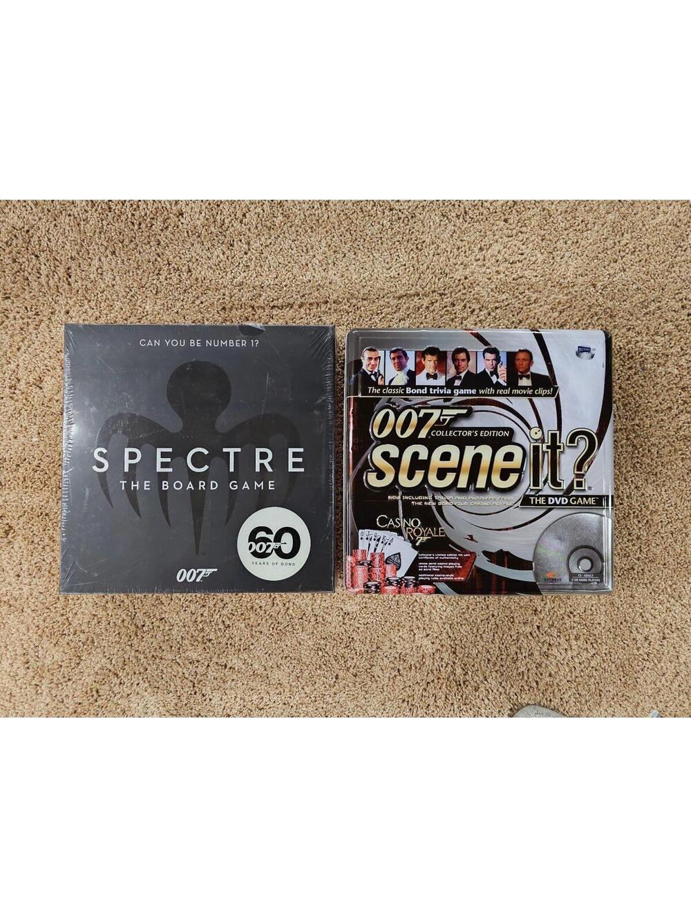 Spectre 007 Board game + Scene It 007 Collectors Edition